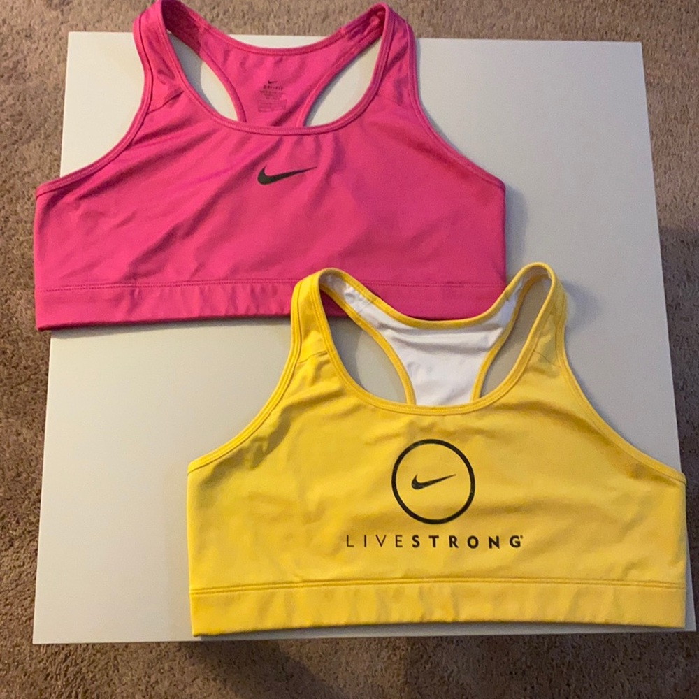 Excellent condition! 2 Nike dri-fit sports bras XL
